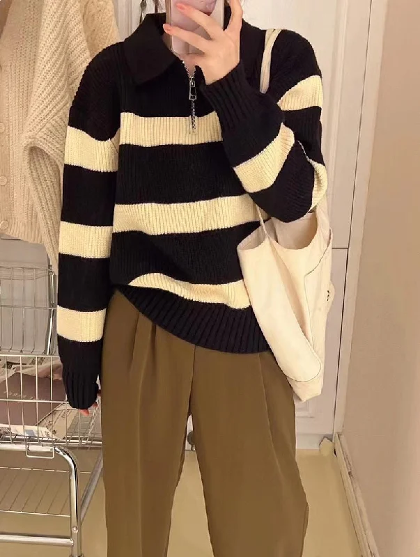 Black and white stripes