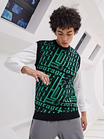 Hooded Women's Fleece - Lined Sweaters for WinterSHEIN Slogan print Neon Sweater Vests Hooded Women's Fleece - Lined Sweaters for WinterSHEIN Slogan print Neon Sweater Vests