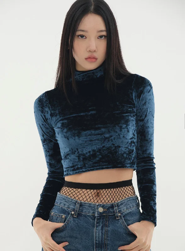 Organic Cotton Women Long Sleeve Top for Eco - Friendly ComfortVelvet Short Sleeve Top #Lewkin Original Kpop #1216K171