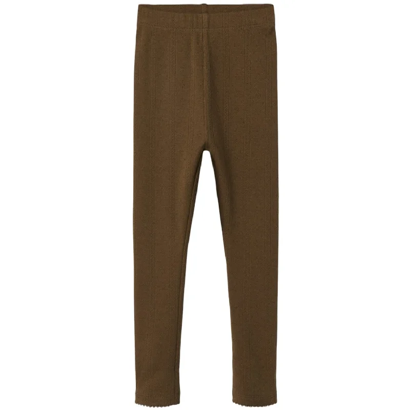 Women's Fleece - Lined Tight Trousers in Dark Blue for Warmth in Cold WeatherName It Desert Palm Nigella Slim Leggings