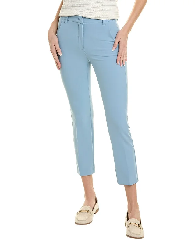 Women's High - Waisted Tight Trousers with Side Slits in Beige for a Trendy LookWeekend Max Mara Rana Trouser