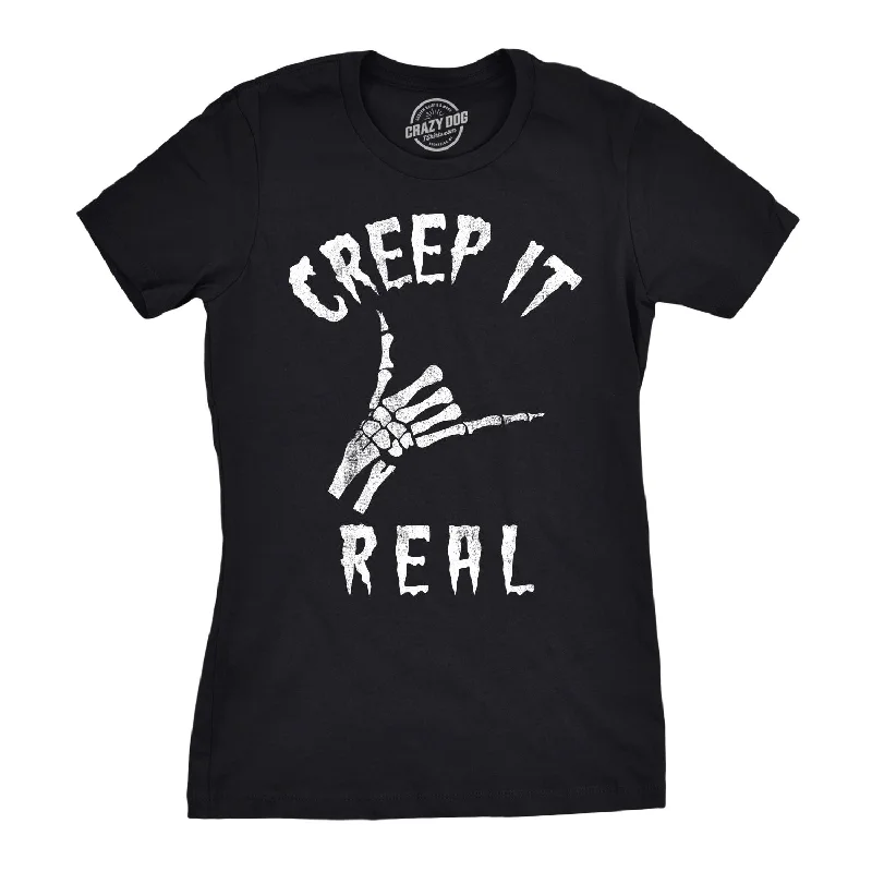 Muscle Women T Shirt for a Sporty and Casual LookCreep It Real Women's T Shirt