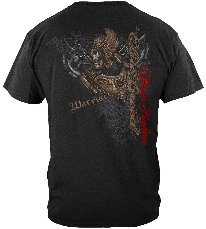 Graphic Print Women T Shirt for a Trendy StatementElite Breed Firefighter Warrior T-Shirt