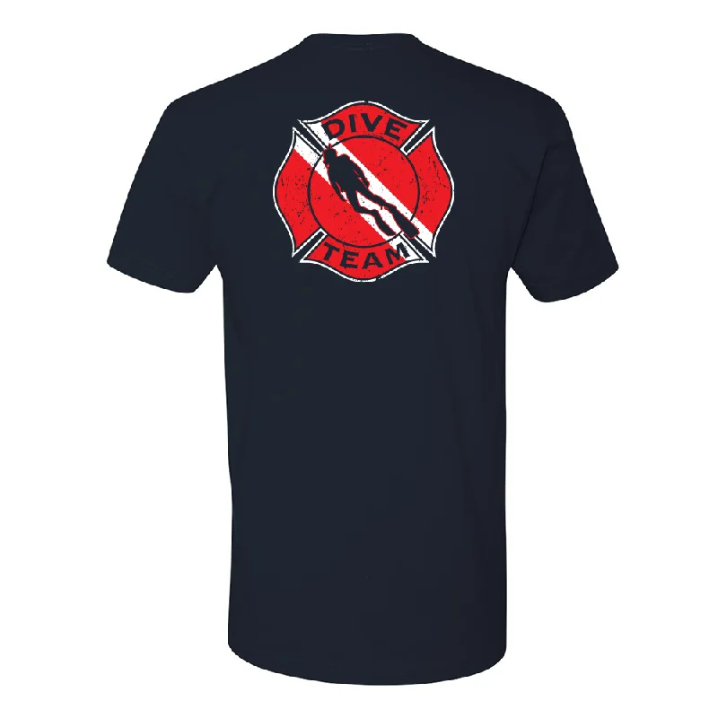 Striped Women T Shirt in a Classic PatternFFC 343 Firefighter Dive Team Premium T-Shirt