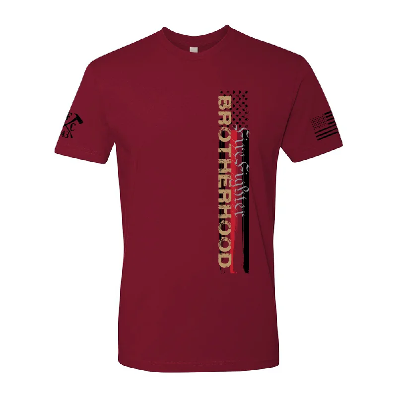 Plus Size Women T Shirt for a Comfortable and Flattering FitFFC 343 Red Line Firefighter Brotherhood Premium T-Shirt