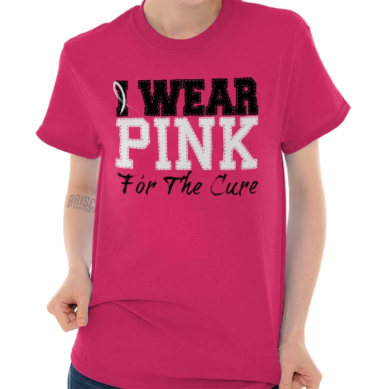 Long Sleeve Women T Shirt for Cooler WeatherBreast Cancer Awareness T Shirt