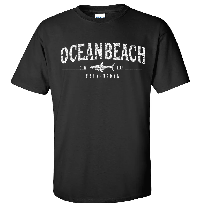 Pocketed Women T Shirt for Added FunctionalityOcean Beach California Asst Colors T-shirt/tee