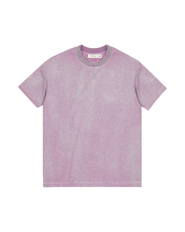 Pocketed Women T Shirt for Added FunctionalityPINK OVERSIZED GARMENT DYE T-SHIRT