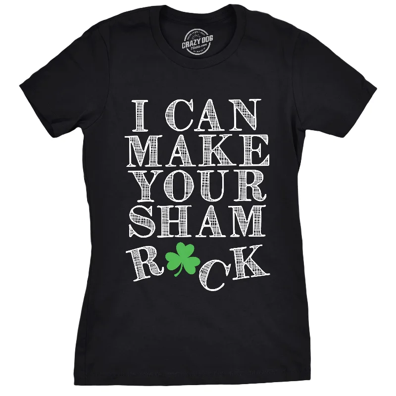 Organic Cotton Women T Shirt for Eco - Conscious WearersI Can Make Your Shamrock Women's T Shirt