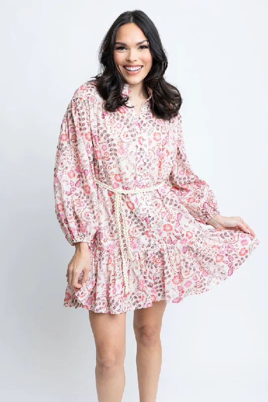 Mermaid - Style Women Dress with a Fitted Silhouette for Special OccasionsFloral Paris Button Down Dress