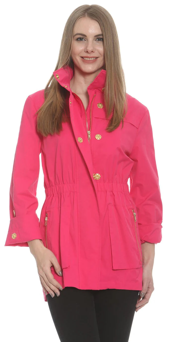 organic cotton women cardigan for an eco - friendly choiceJacket Anorak Hot Fushia Tess Women's