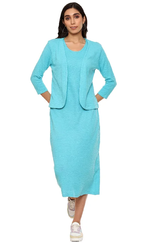 cashmere blend women cardigan for a luxurious feelJacket-Shrug-Frida-Blue/Aqua-Women's-24t50e