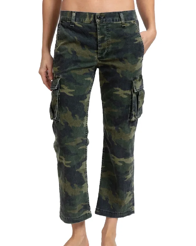 Embellished women jeans with studs or rhinestones for a glamorous touchCargo Jean in Camo