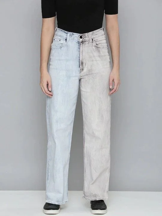 High - waisted women jeans for a flattering silhouetteLevi's x Deepika Padukone Dual Coloured High Loose Jeans