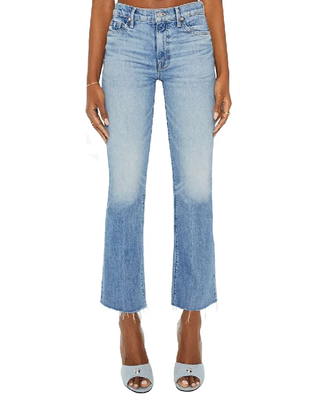 Wide - leg women jeans for a modern and relaxed vibeThe Outsider Flood Fray Jean in Are We There Yet