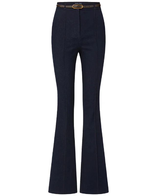 Colored women jeans in vibrant hues like red and yellowBelted Gracie Denim Pant in Midnight Wash