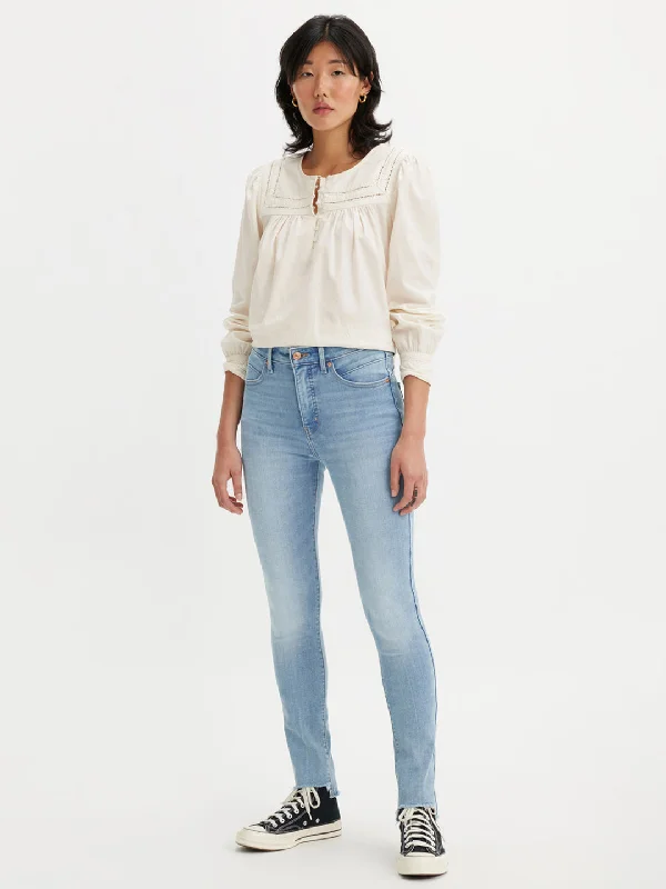 Straight - leg women jeans with a classic and timeless appealWomen's High Rise Revel Shaping Skinny Light Blue Jeans