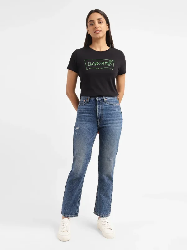 High - waisted women jeans for a flattering silhouetteWomen's High Rise Wedgie Straight Fit Jeans