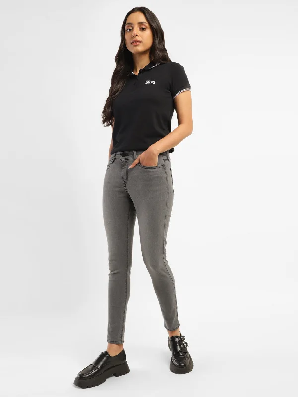 Embellished women jeans with studs or rhinestones for a glamorous touchWomen's Mid Rise 710 Super Skinny Fit Jeans