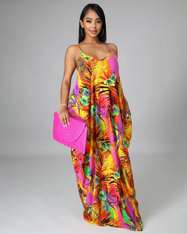 Halter Neck Women Dress to Show Off the Shoulders and NecklineGolden Sunshine Maxi Dress