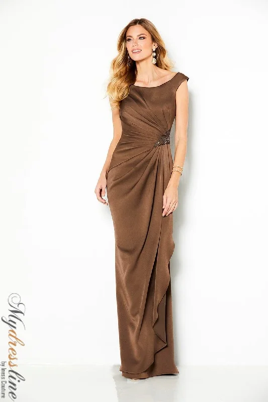 Strapless Women Dress with a Built - in Bra for Comfort and SupportCameron Blake 219676