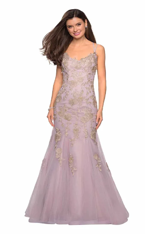 Lace - Embellished Women Dress for an Elegant and Sophisticated AppearanceLa Femme 27710 Dress