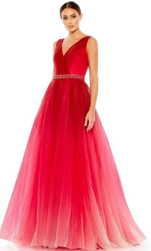 Sheath Women Dress with a Tailored Fit for a Professional LookMac Duggal 20378 - Sleeveless Long Gown