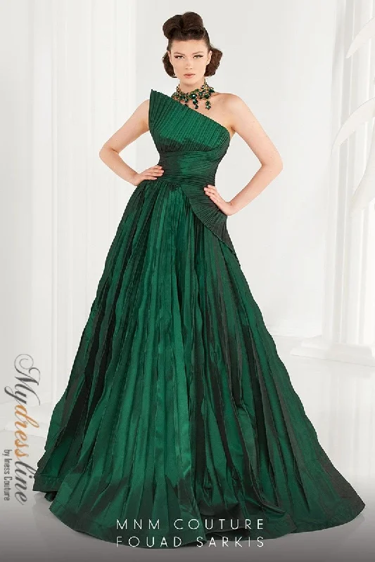 Strapless Women Dress with a Built - in Bra for Comfort and SupportMNM Couture 2558