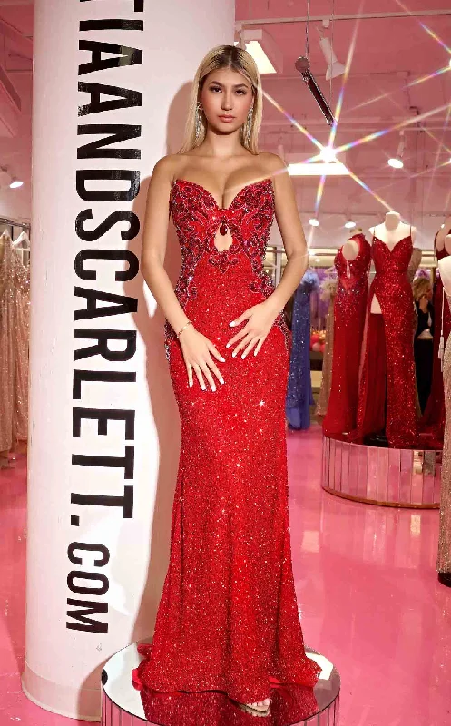 Mermaid - Style Women Dress with a Fitted Silhouette for Special OccasionsPortia and Scarlett PS24878C Dress