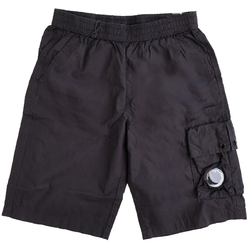 Embroidered Women Shorts with Intricate DesignsC.P. Company Black Bermuda Shorts