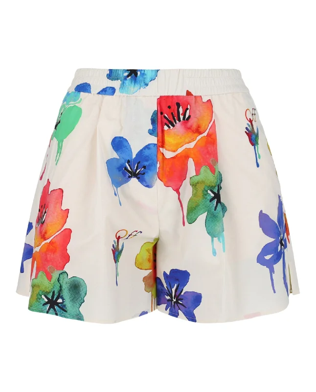 Jeanette Women Shorts with a Soft and Comfortable FeelFloral Printed Shorts