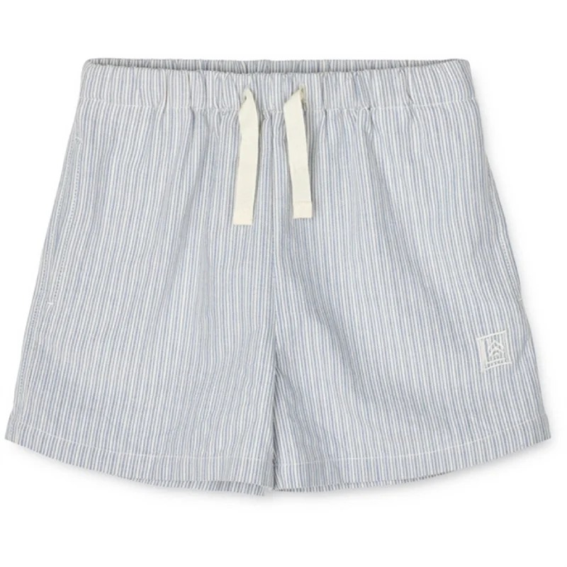 Twill Women Shorts with a Smooth Texture and DurabilityLiewood Madison Y/D Stripe Shorts Y/D Stripe Creme De La Creme/Riverside