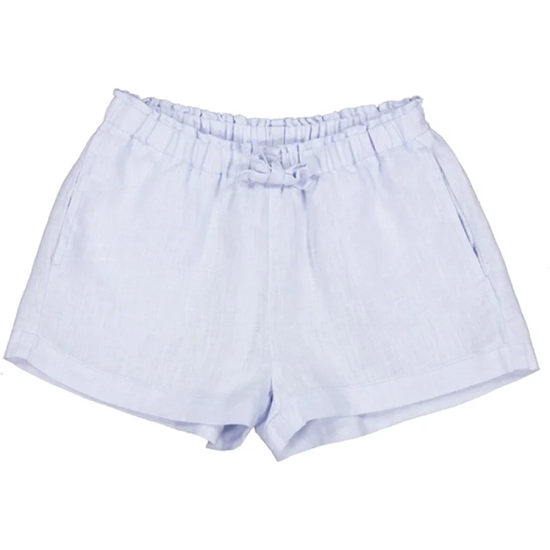 Belted Women Shorts to Enhance the WaistlineMarMar Blue Mist Pala Shorts