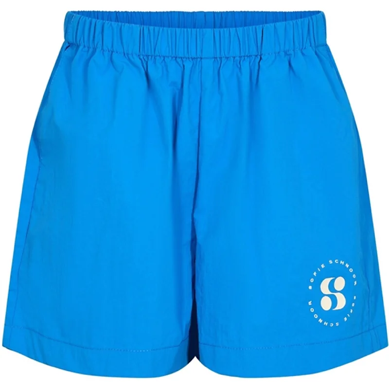 Leather Look Women Shorts for an Edgy and Chic StyleSofie Schnoor Bright Blue Shorts