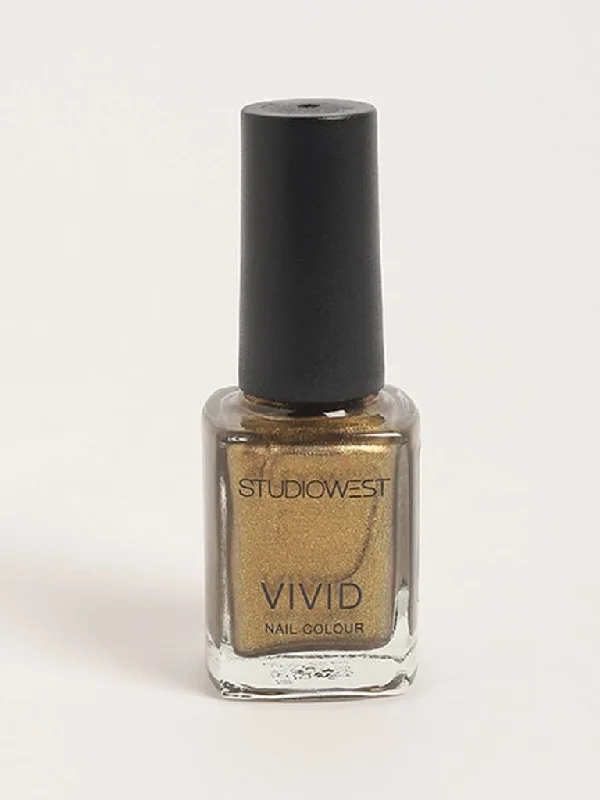 Twill Women Shorts with a Smooth Texture and DurabilityStudiowest Shimmer Gold Lust G-003 Nail Color - 9ml