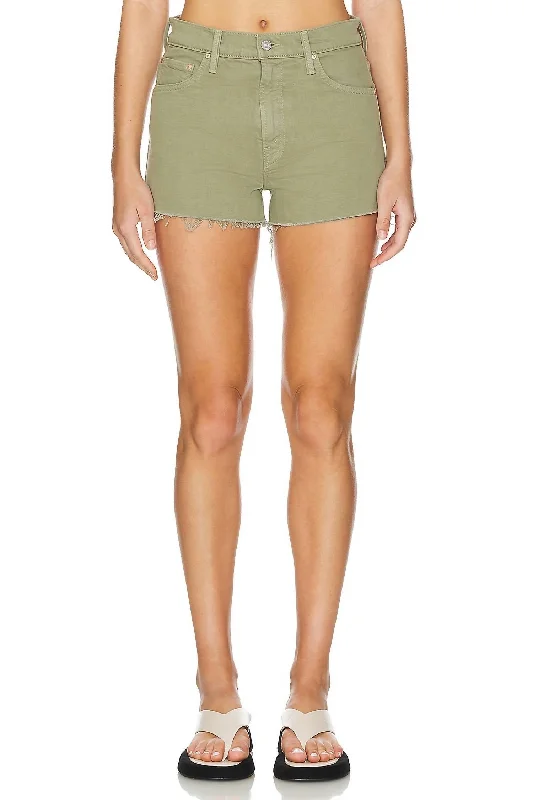 Cuffed Women Shorts for a Laid - Back and Trendy LookThe Dodger Short Short Fray In Mermaid