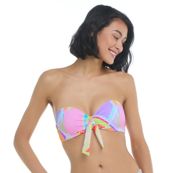 Sustainable bikini made from recycled materials for eco - conscious beachgoersBODY GLOVE COLOR BOX MARILYN BANDEAU